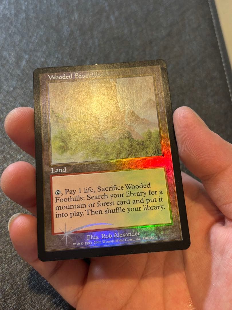 mtg ons 樹木茂る山麓 初版 foil 英語版