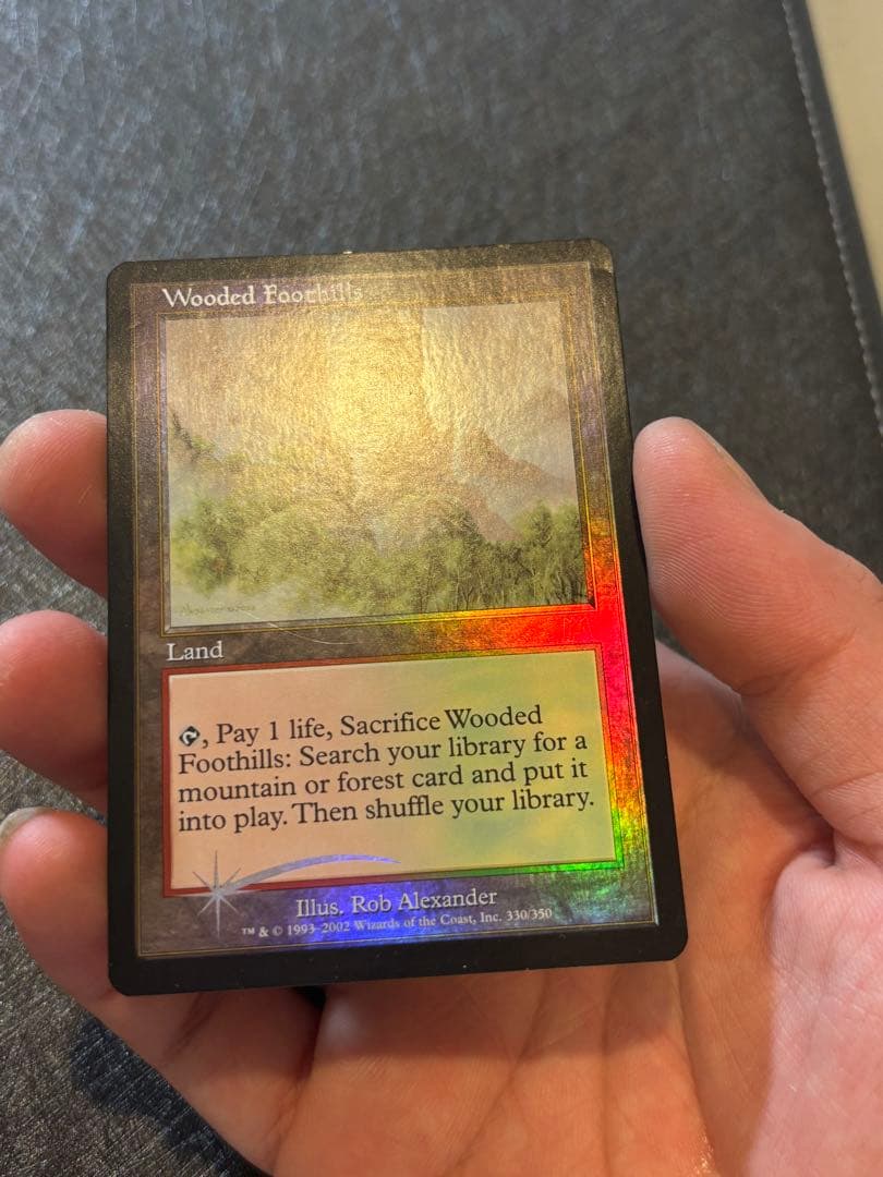 mtg ons 樹木茂る山麓 初版 foil 英語版