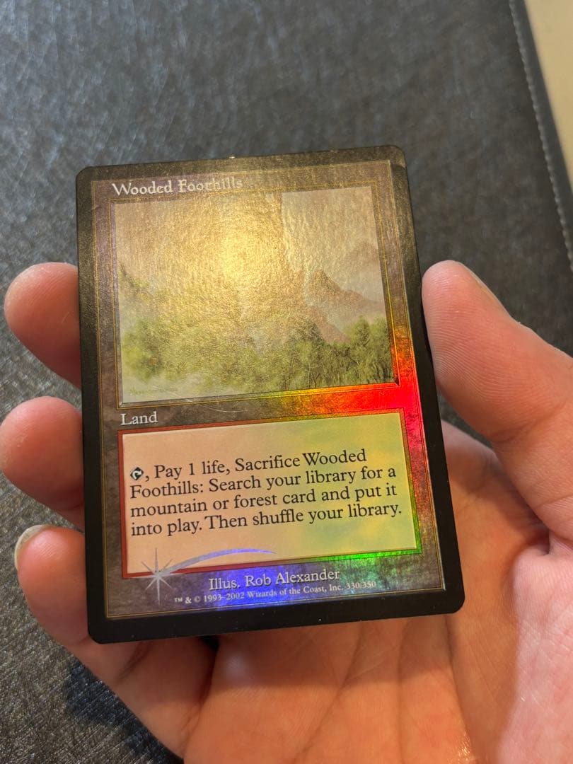 mtg ons 樹木茂る山麓 初版 foil 英語版