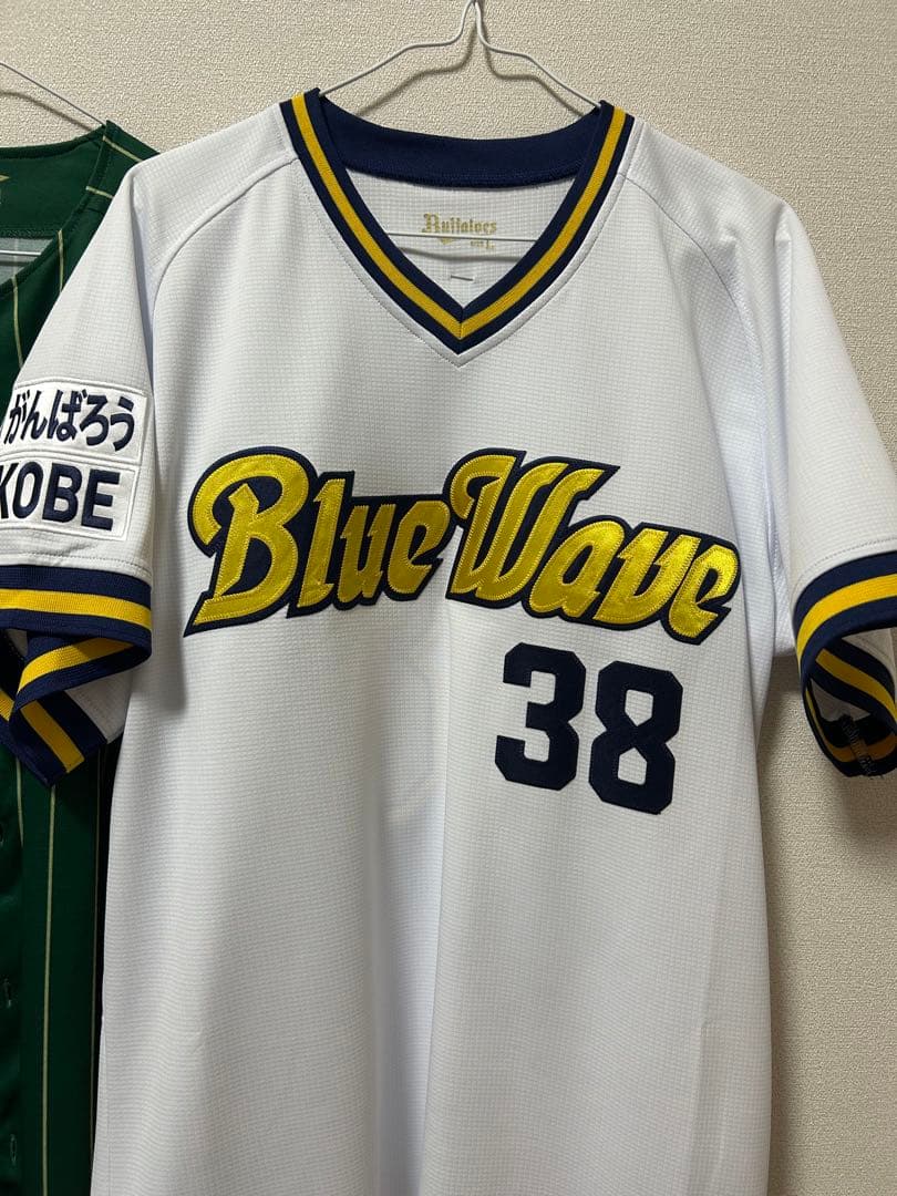 オリックスバファローズ　来田選手BlueWave復刻メッシュユニフォー