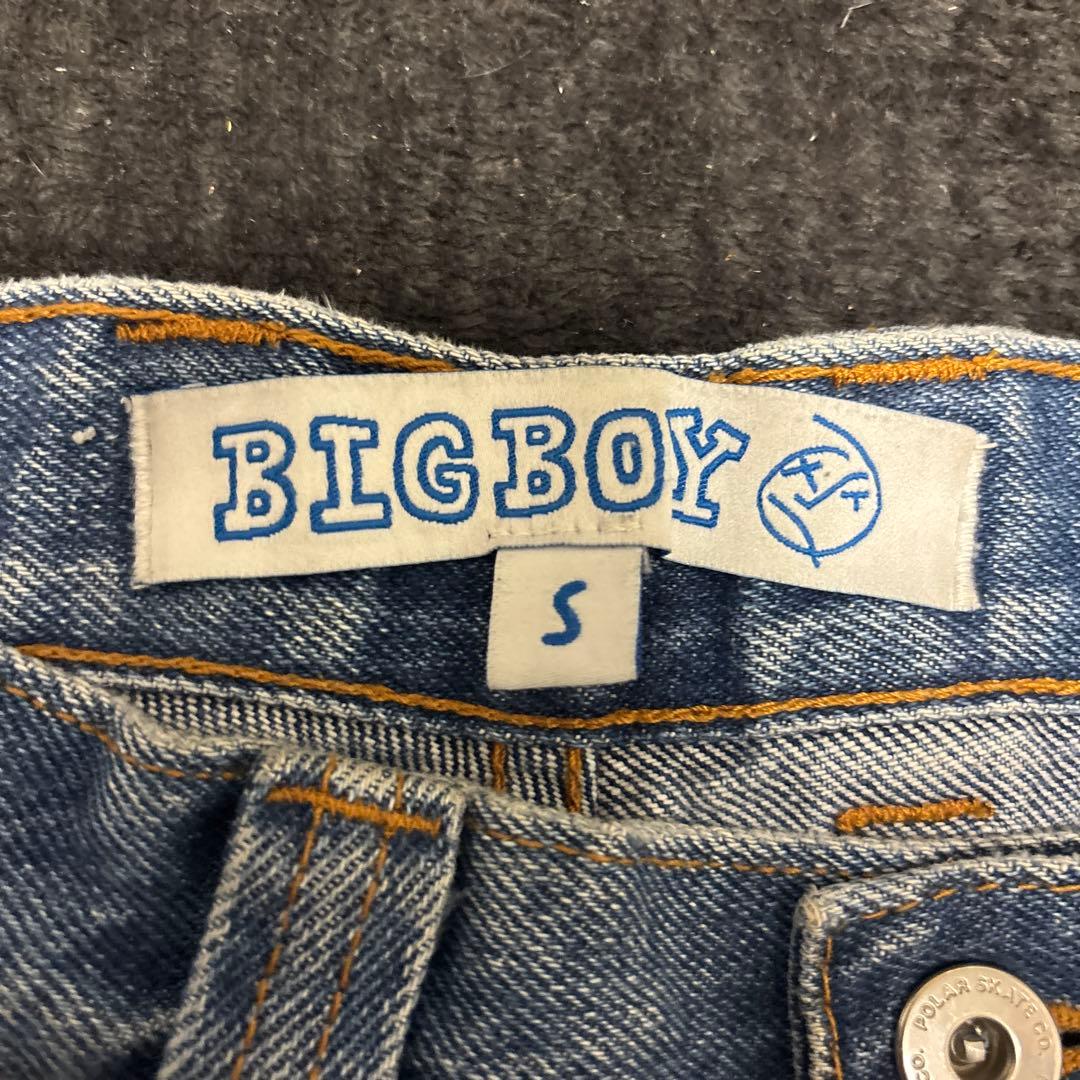 「正規品」polar skate bigboy ダークブルー 旧ロゴ