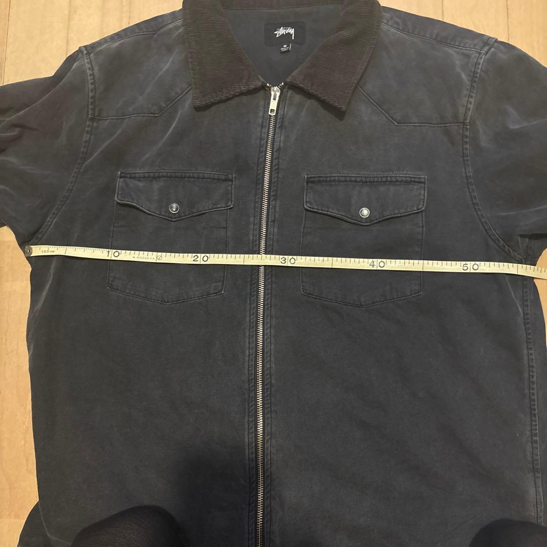 STUSSY◆20AW/washed canvas work jacket