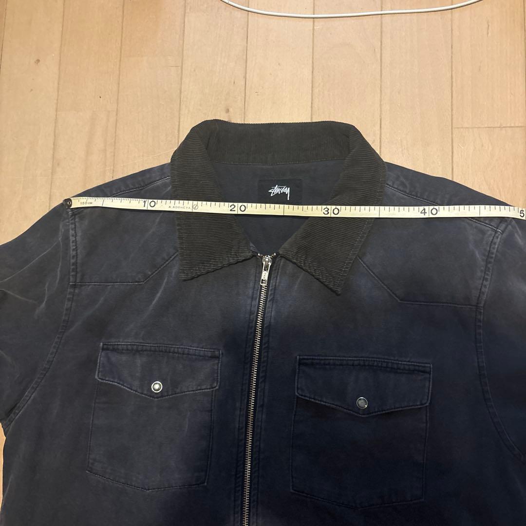 STUSSY◆20AW/washed canvas work jacket