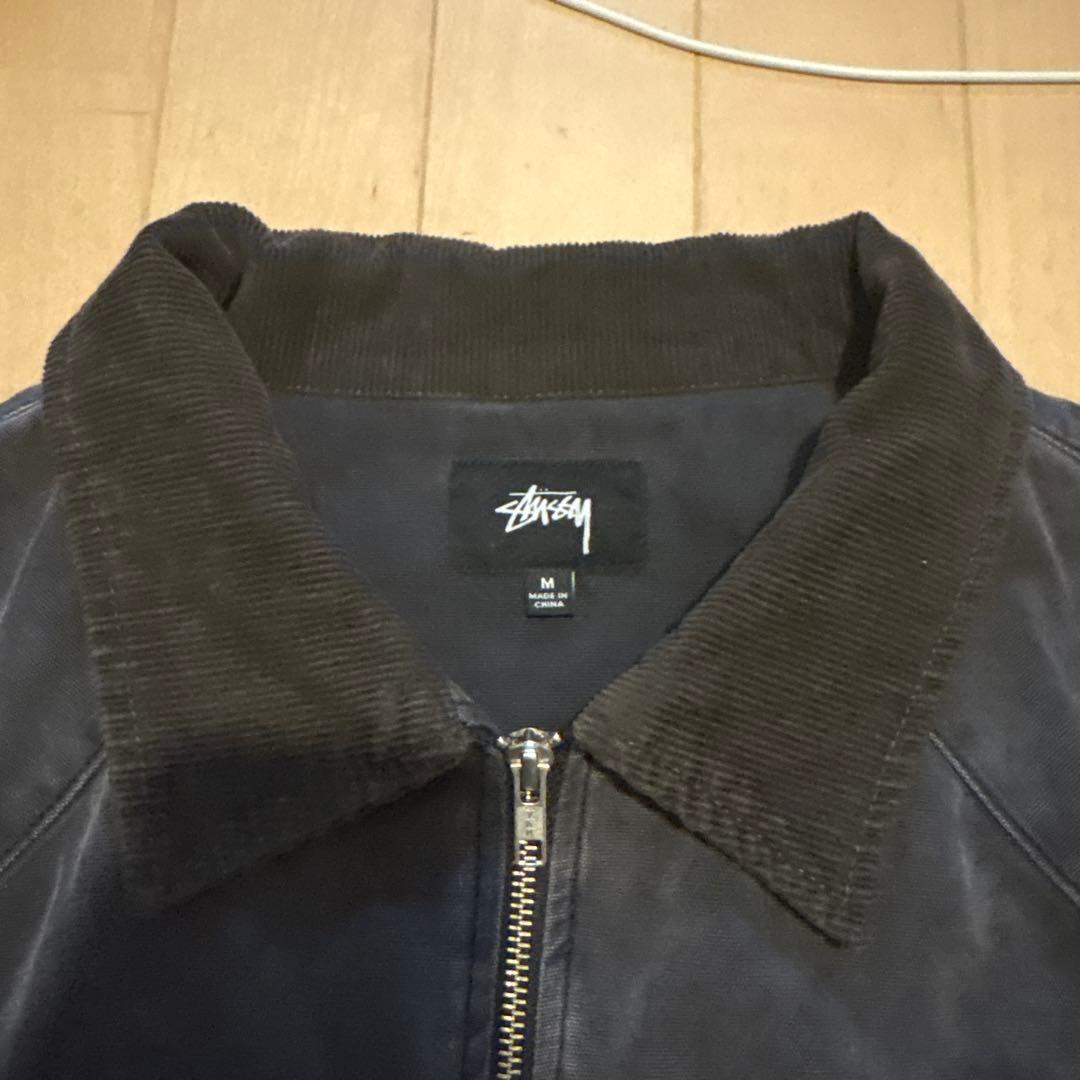 STUSSY◆20AW/washed canvas work jacket