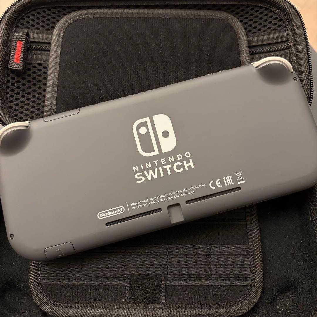 Nintendo Switch Lite グレー ケース付き