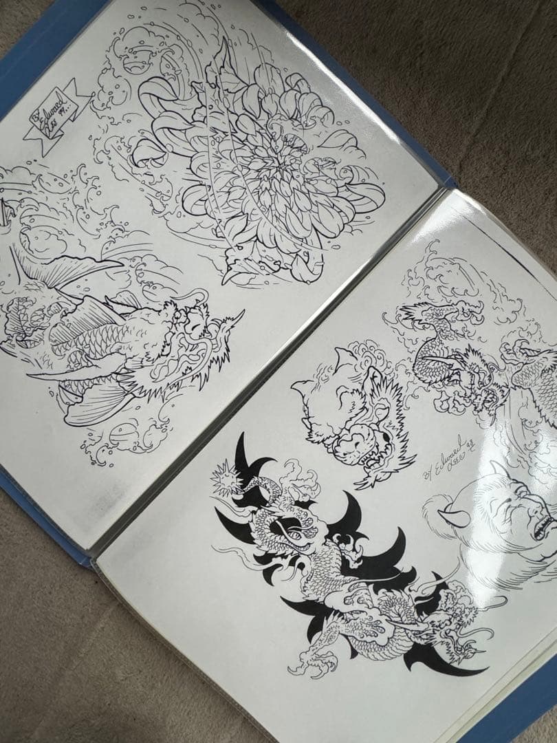 tattoo Flash 44枚 彫師　刺青