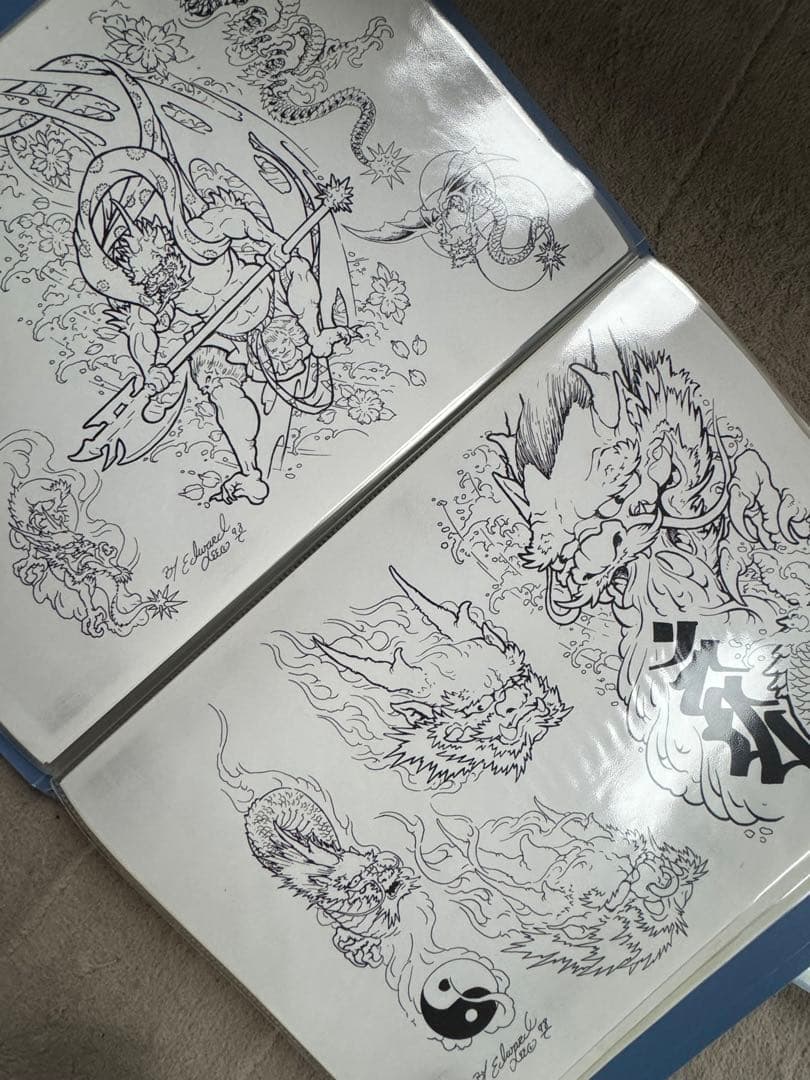 tattoo Flash 44枚 彫師　刺青