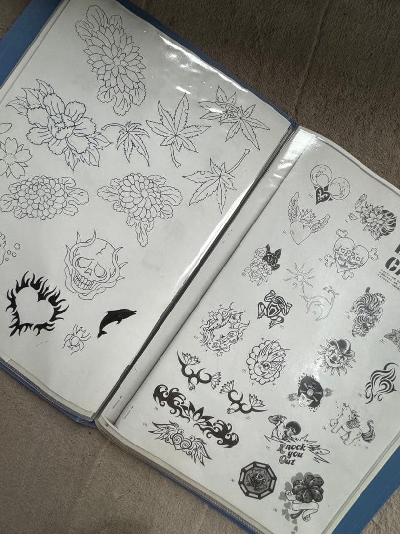 tattoo Flash 44枚 彫師　刺青