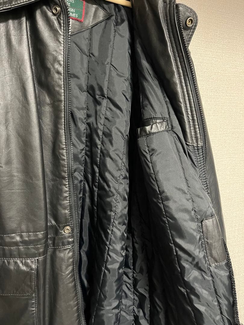 sears リアルレザー　カーコート
