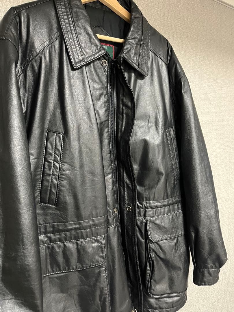 sears リアルレザー　カーコート