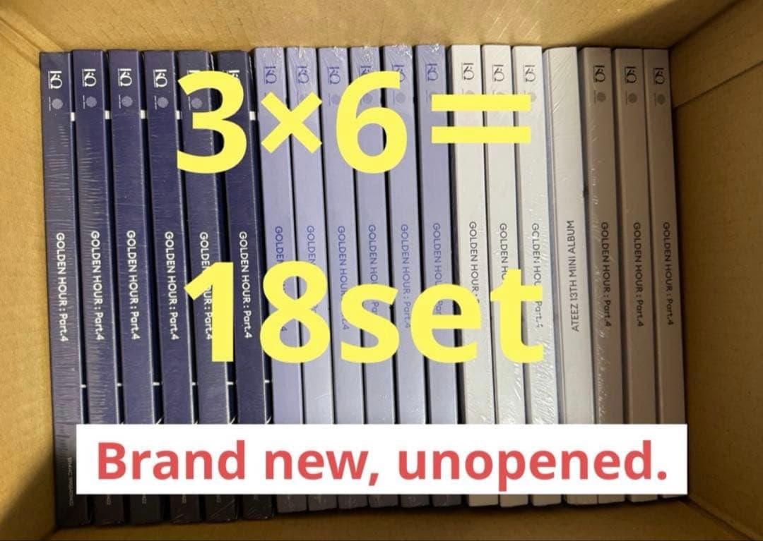 新品未開封 ATEEZ 3形態セット 18枚 通常盤