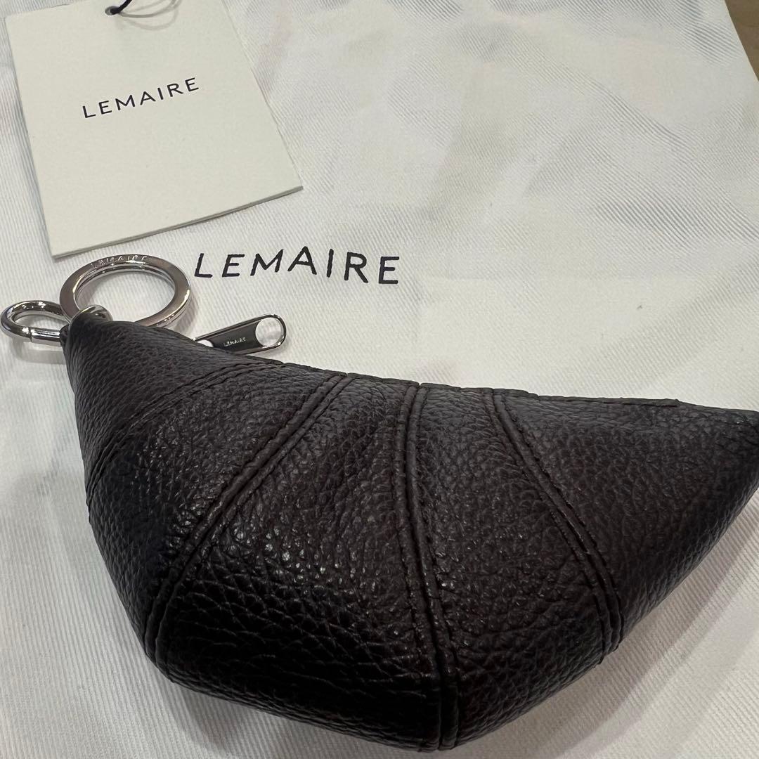 LEMAIRE MINI CROISSANT KEYRING ダークチョコレート