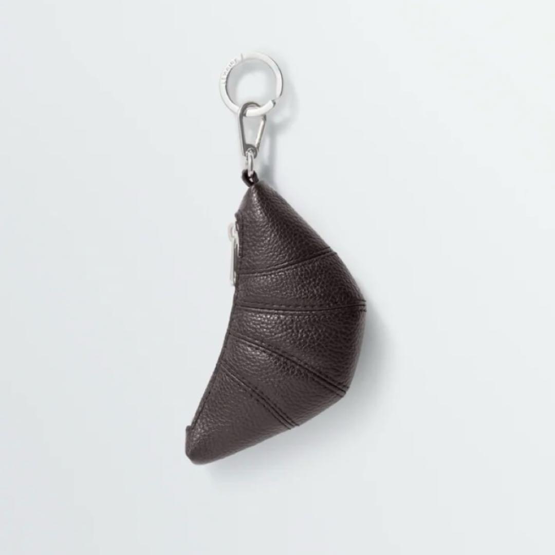 LEMAIRE MINI CROISSANT KEYRING ダークチョコレート