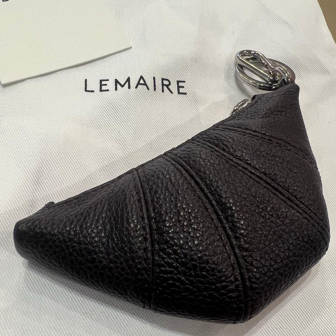 LEMAIRE MINI CROISSANT KEYRING ダークチョコレート