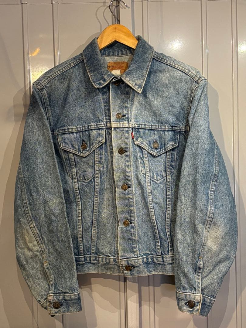 70s Levi's 70505-0213 44 ケアタグ 刻印1 米国製