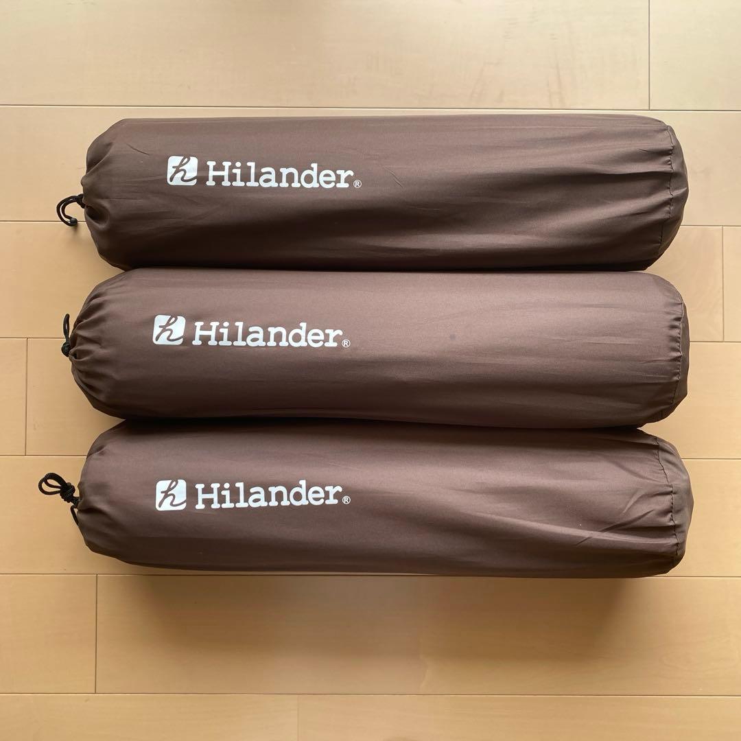 Hilanderスエードインフレーターマット　シングル(3本セット)