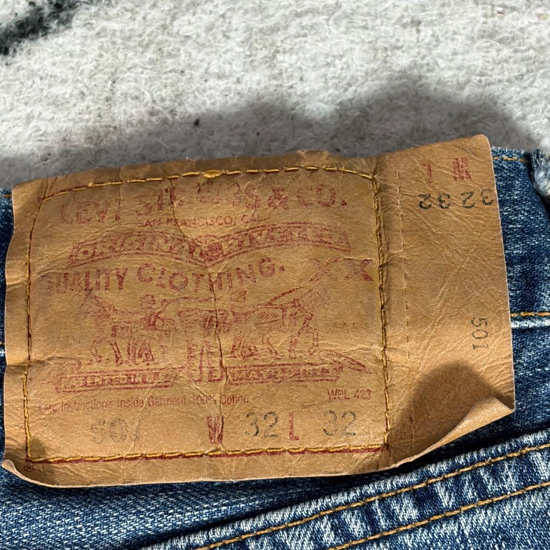 【良色/濃紺】2002年製 Levi's 501 W32 L32 フィリピン製