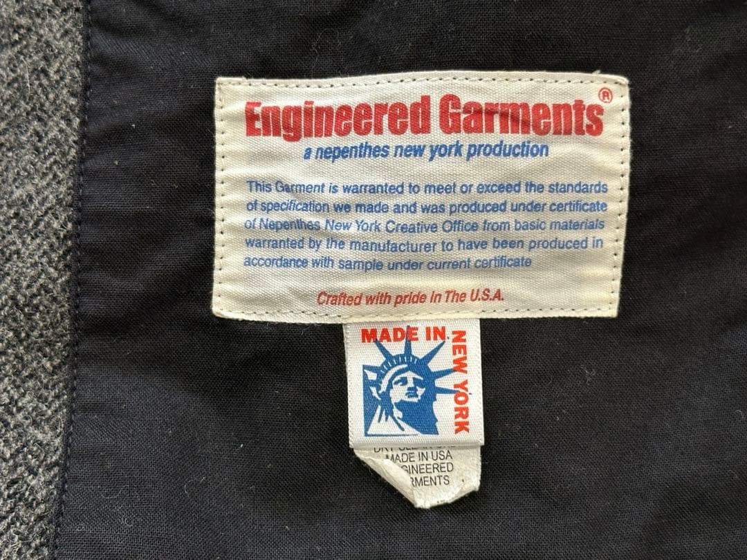 a*y様 【アメリカ製】Engineered Garments グレー ジャケッ