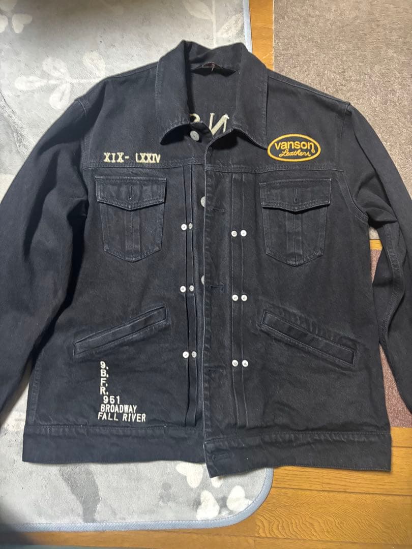 Vanson デニムデニムジャケット　 XLサイズ