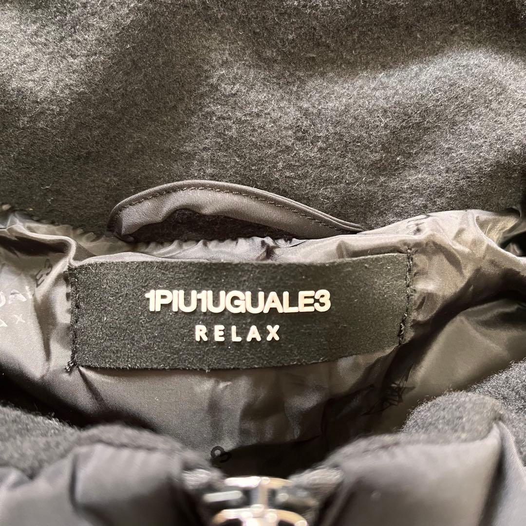 極美品　1PIU1UGUALE3RELAXサークルロゴ　パデッドベスト