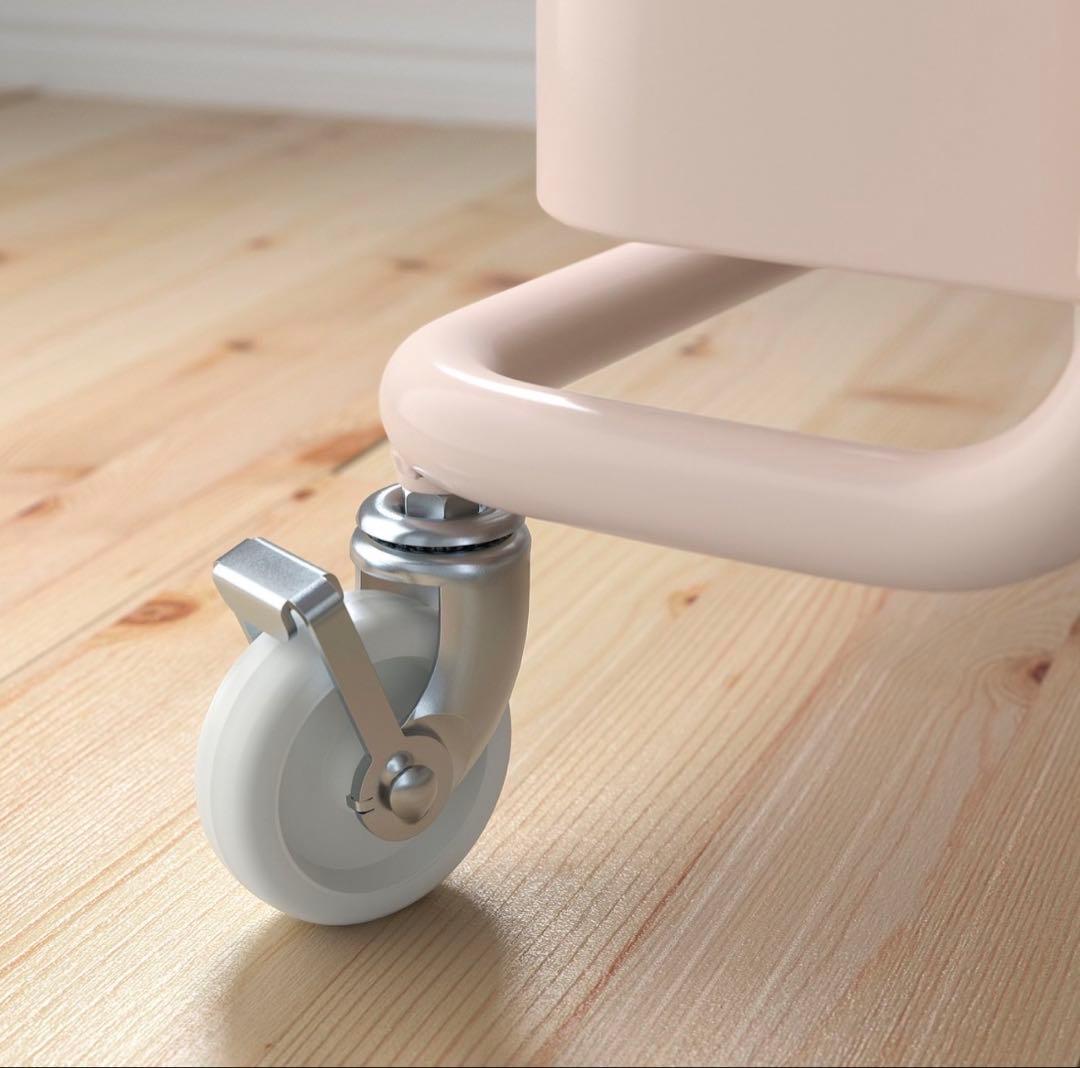 希少♡ 新色【IKEA】 新品未開封 ロースコグ RÅSKOGピンク 3段ワゴン