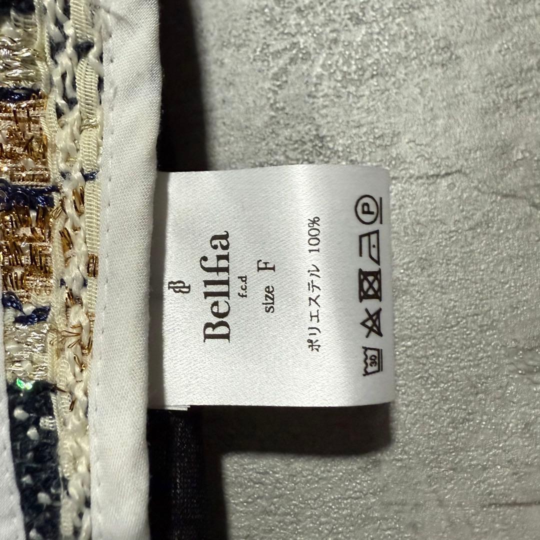 Bellfia ツイードベスト