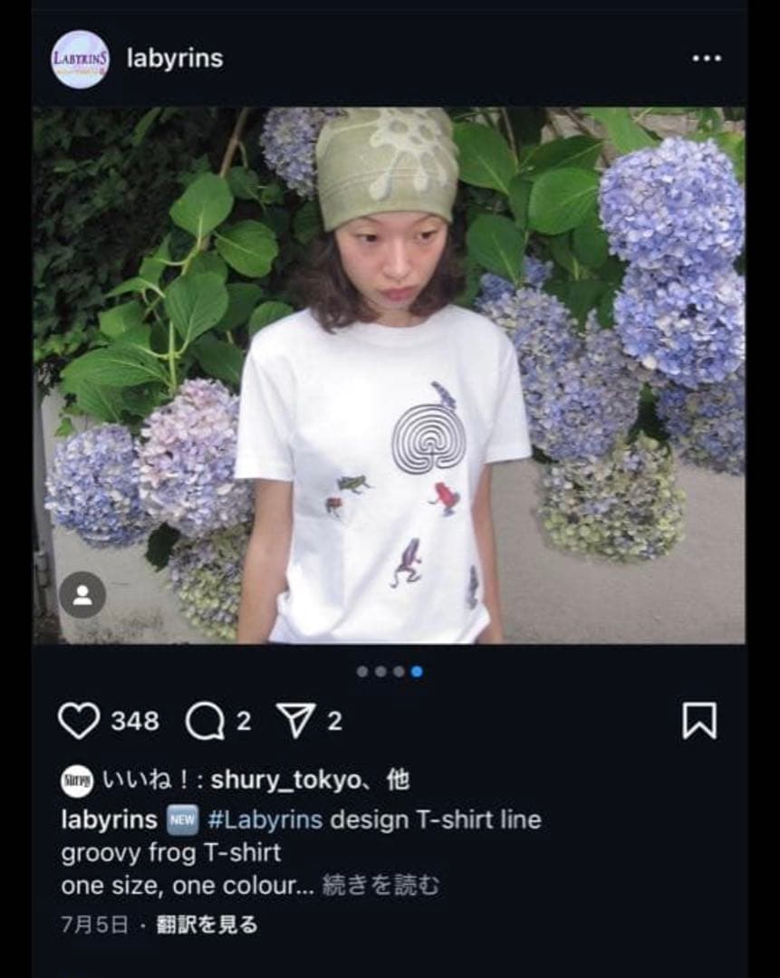 shury labyrins beanie ビーニー　y2k ニット帽