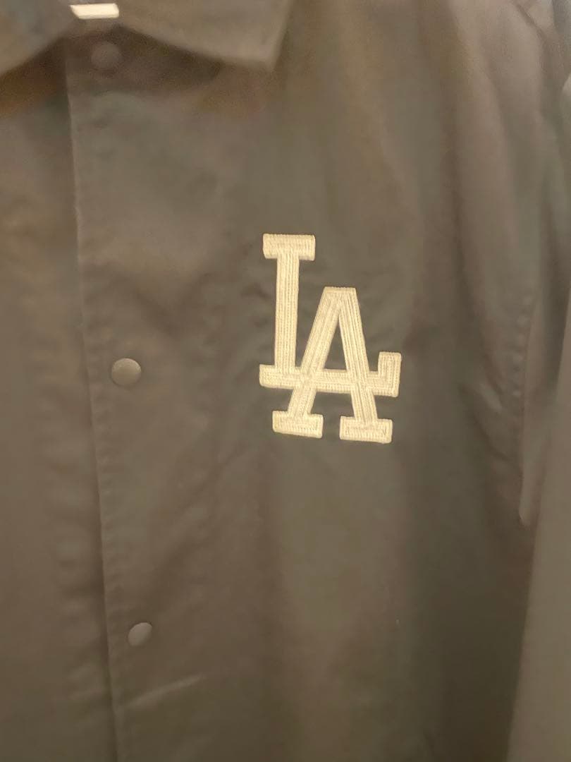 New Era LA Dodgers コーチジャケット 黒