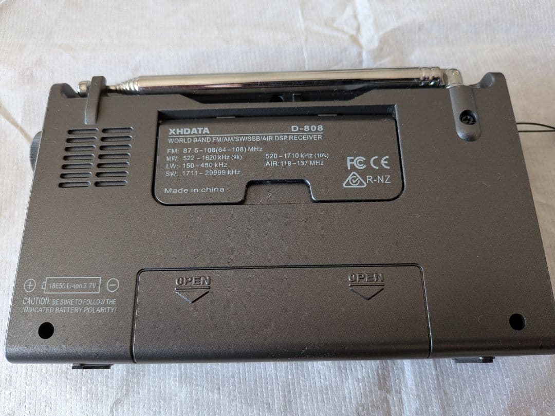 XHDATA D-808 AM FM SSB エアーバンド ラジオ type-C