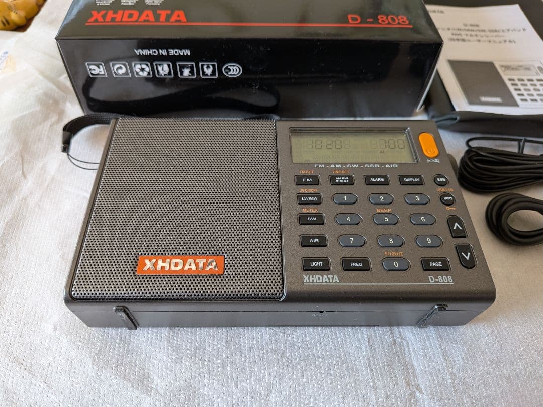 XHDATA D-808 AM FM SSB エアーバンド ラジオ type-C