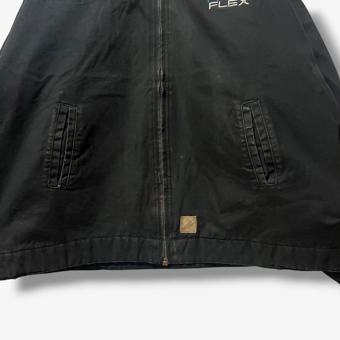 y11925 US古着　ダックジャケット　デトロイトジャケット型　黒