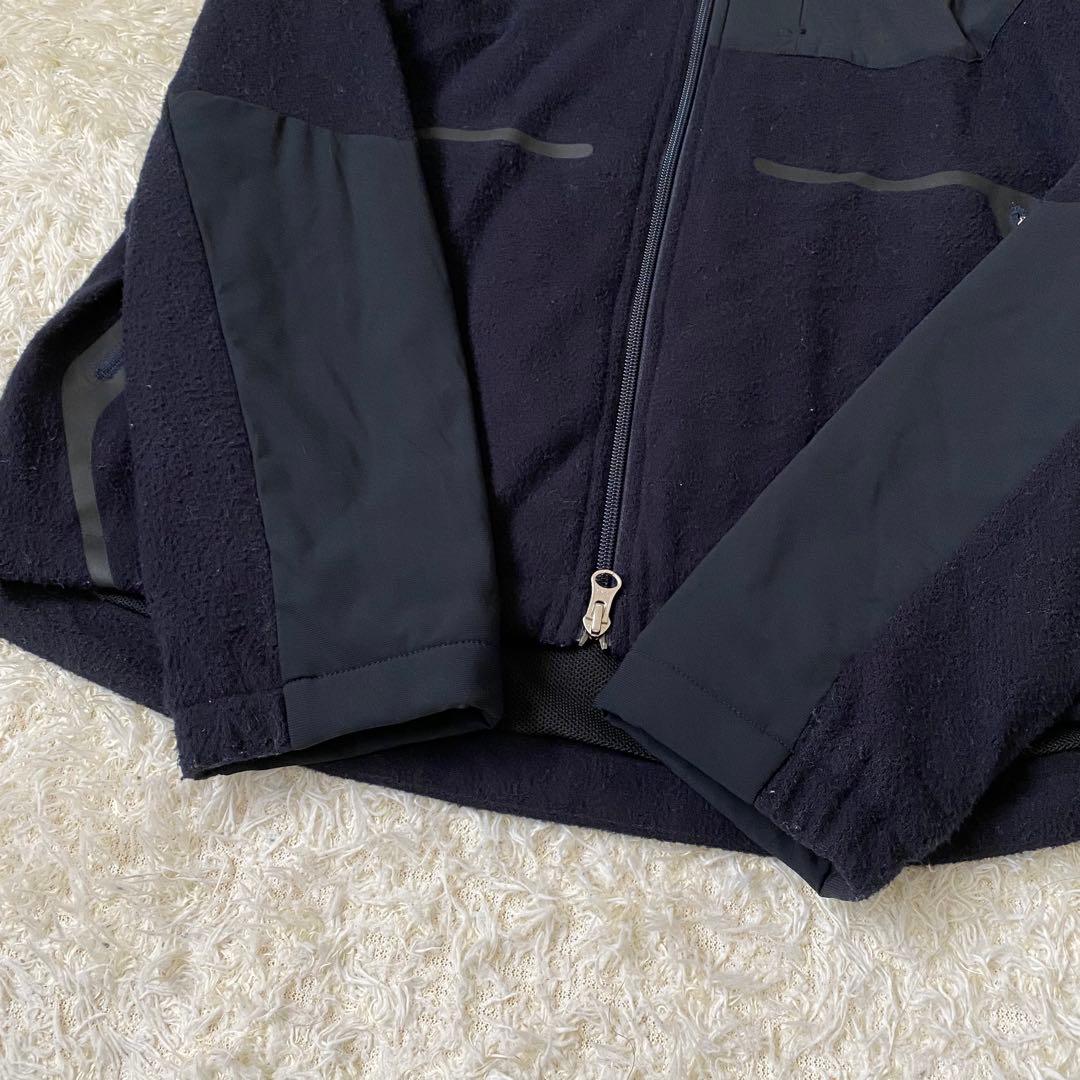 【極美品】パーリーゲイツ　メンズ　ストレッチ　メッシュ　ジャケット　フーディ　７