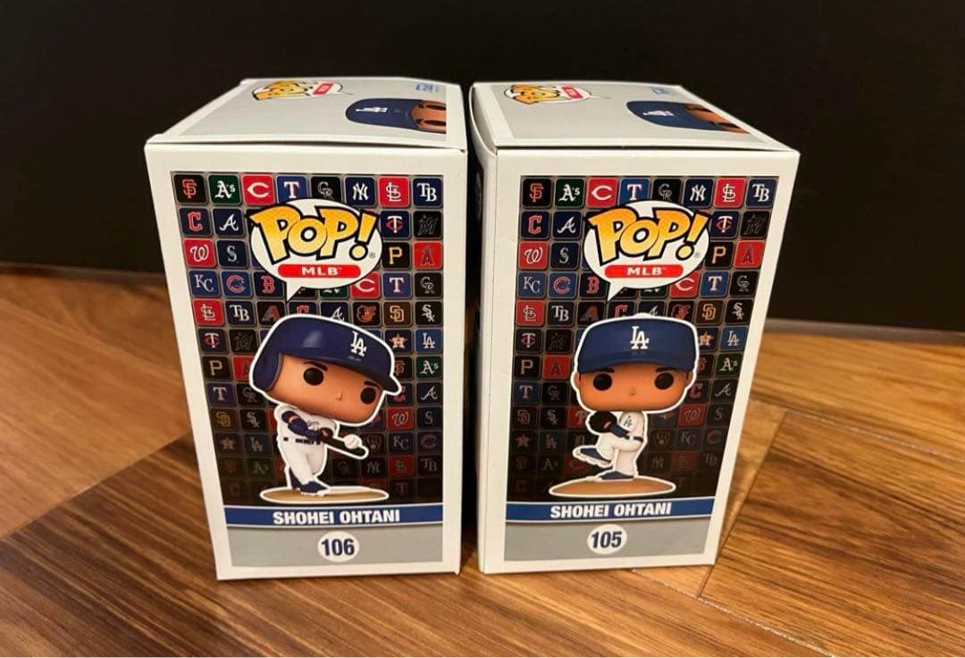 新品未開封 funkopop大谷翔平 MLB ロサンゼルスドジャース 2体セット
