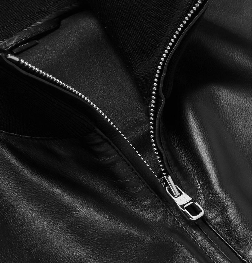 定価50万dunhill現行カーフレザージャケット ダンヒル