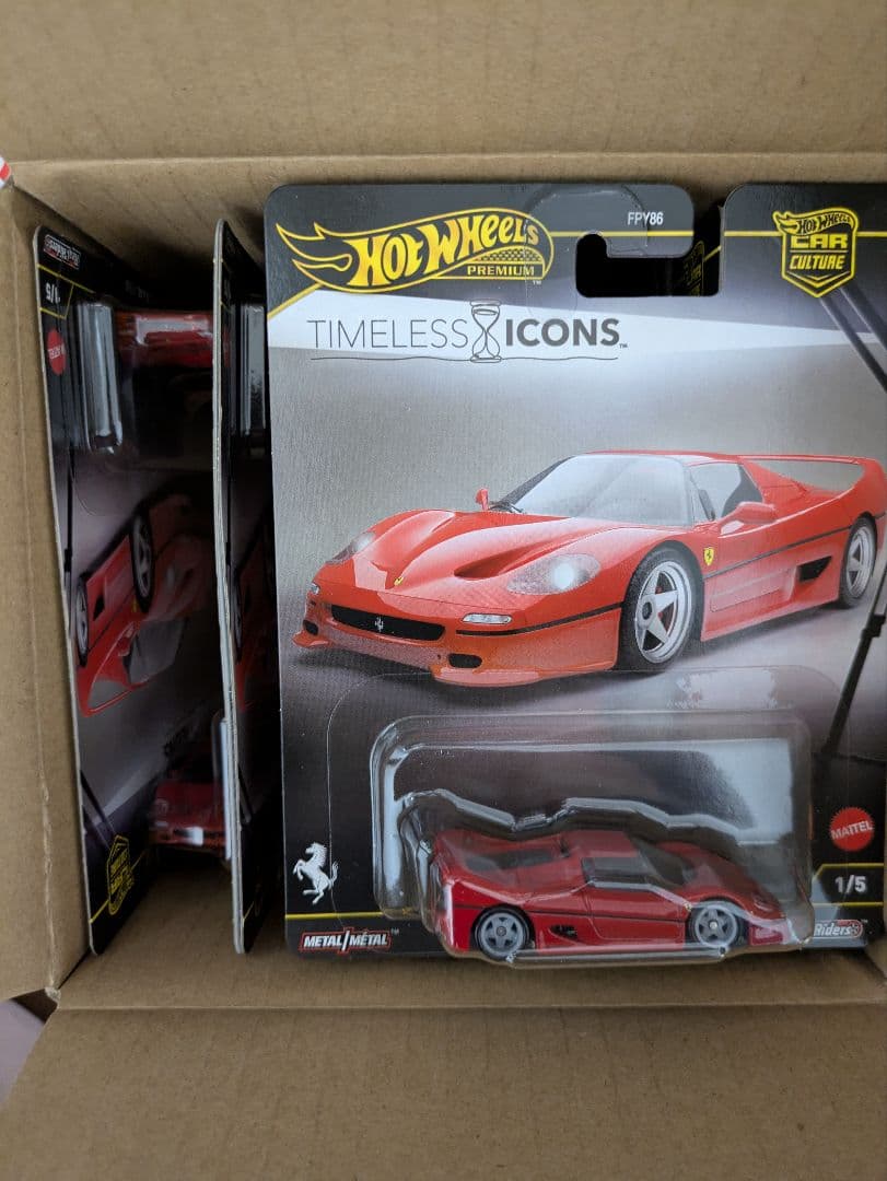 ホットウィール プレミアム　タイムレスアイコン　フェラーリ　F50 10台①