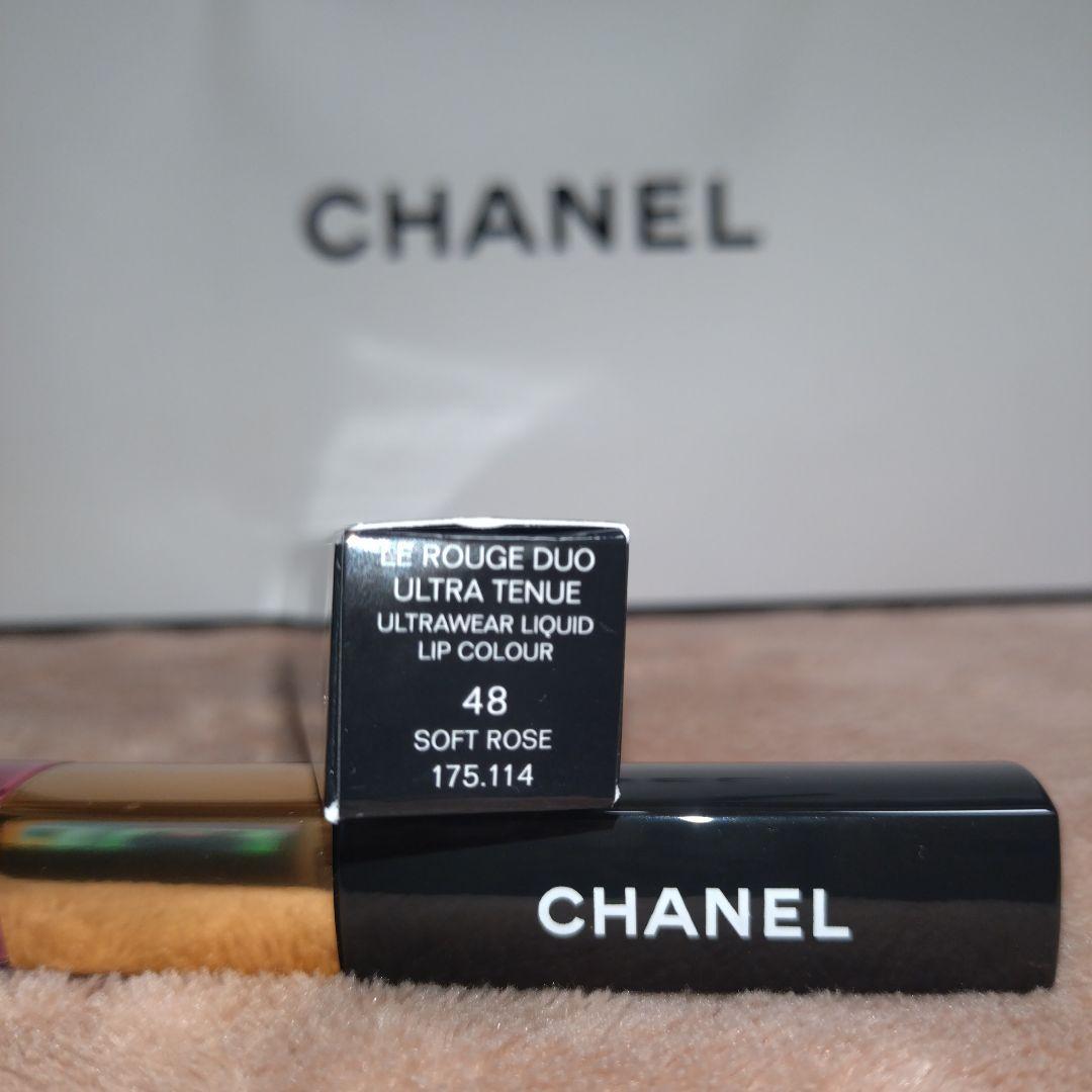 美品✨️CHANEL ル ルージュ デュオ ウルトラ トゥニュ 48ソフトローズ