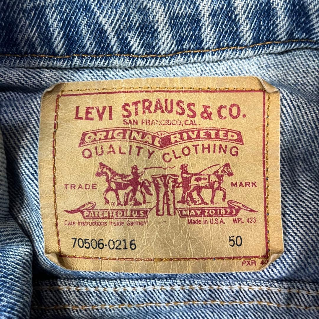 く*ま様 古着 USA製 90年代 Levi’s デニムジャケット 70506-