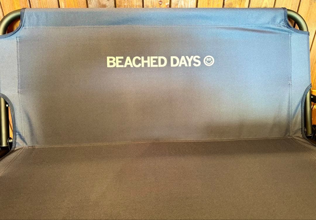 新品未使用BEACHED DAYS アウトドアベンチ2シーター2人用 ネイビー