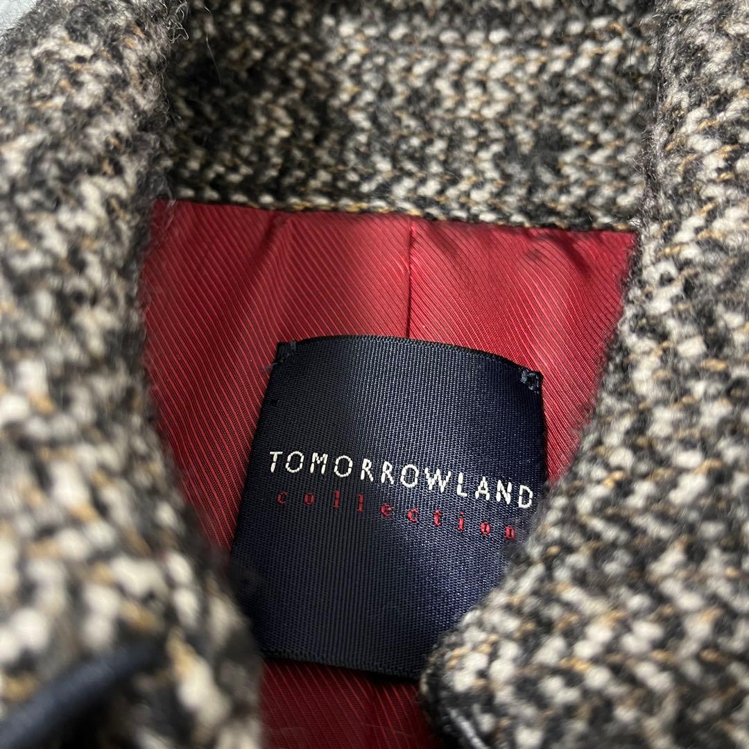 【TOMORROWLAND collection】ツイード◇モヘアアルパカコート