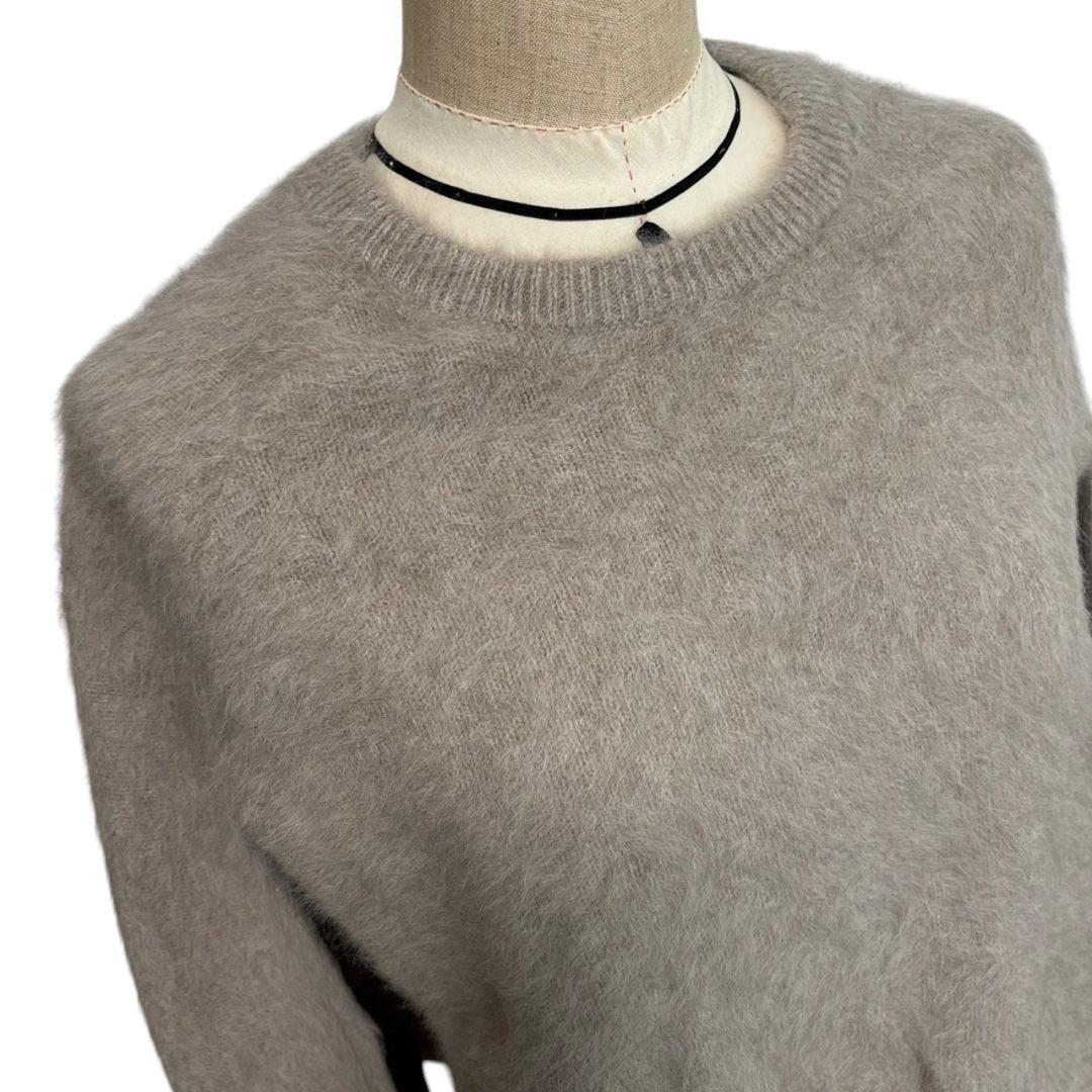 美品✨BEARDSLEY ファーニットポンチョ　モカ
