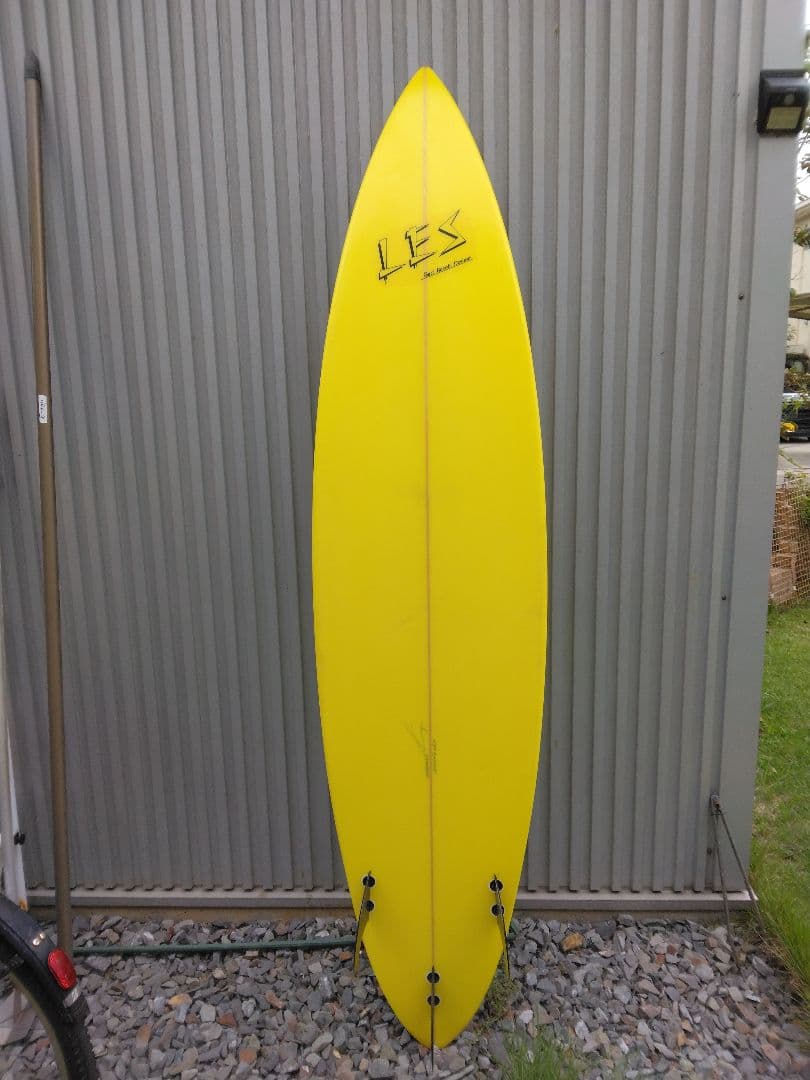 LES サーフボード 黄色 210cm x 56cm x 7.6cm