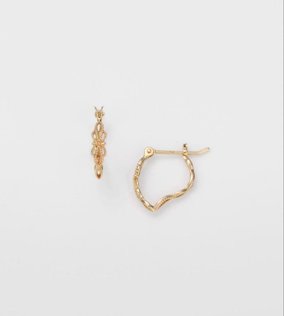 agatte♡K10ピアス　フープピアス　片側のみ