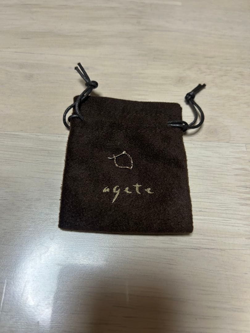 agatte♡K10ピアス　フープピアス　片側のみ