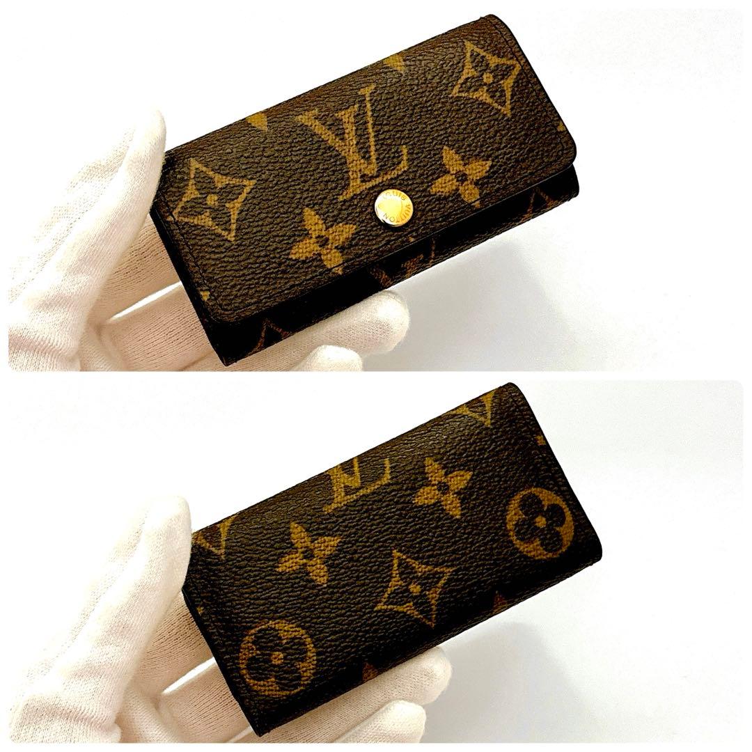 ルイヴィトン　キーケース　4連　ミュルティクレ　モノグラム　箱付き