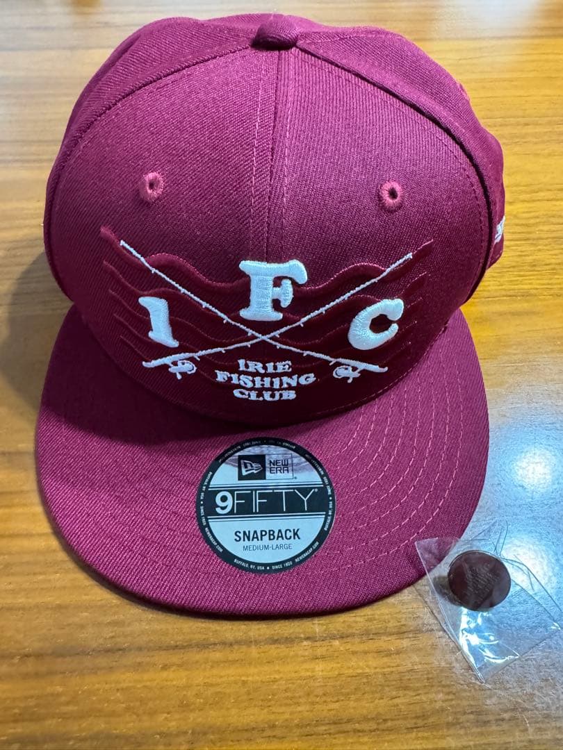 アイリーフィッシングクラブ IRIEFISHINGCLUB CAP×ピンバッチ付