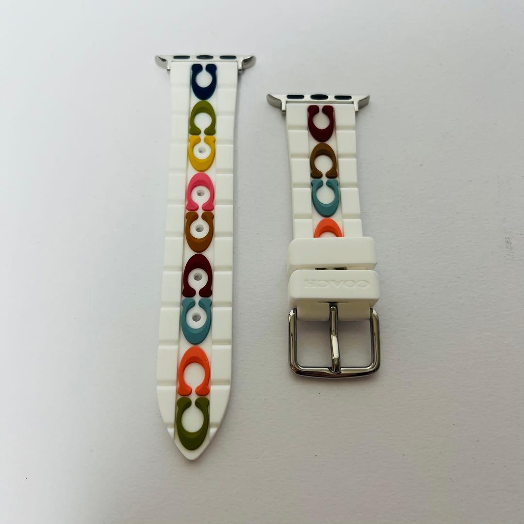 【極美品】コーチ Apple Watch ラバーベルト38/40mm