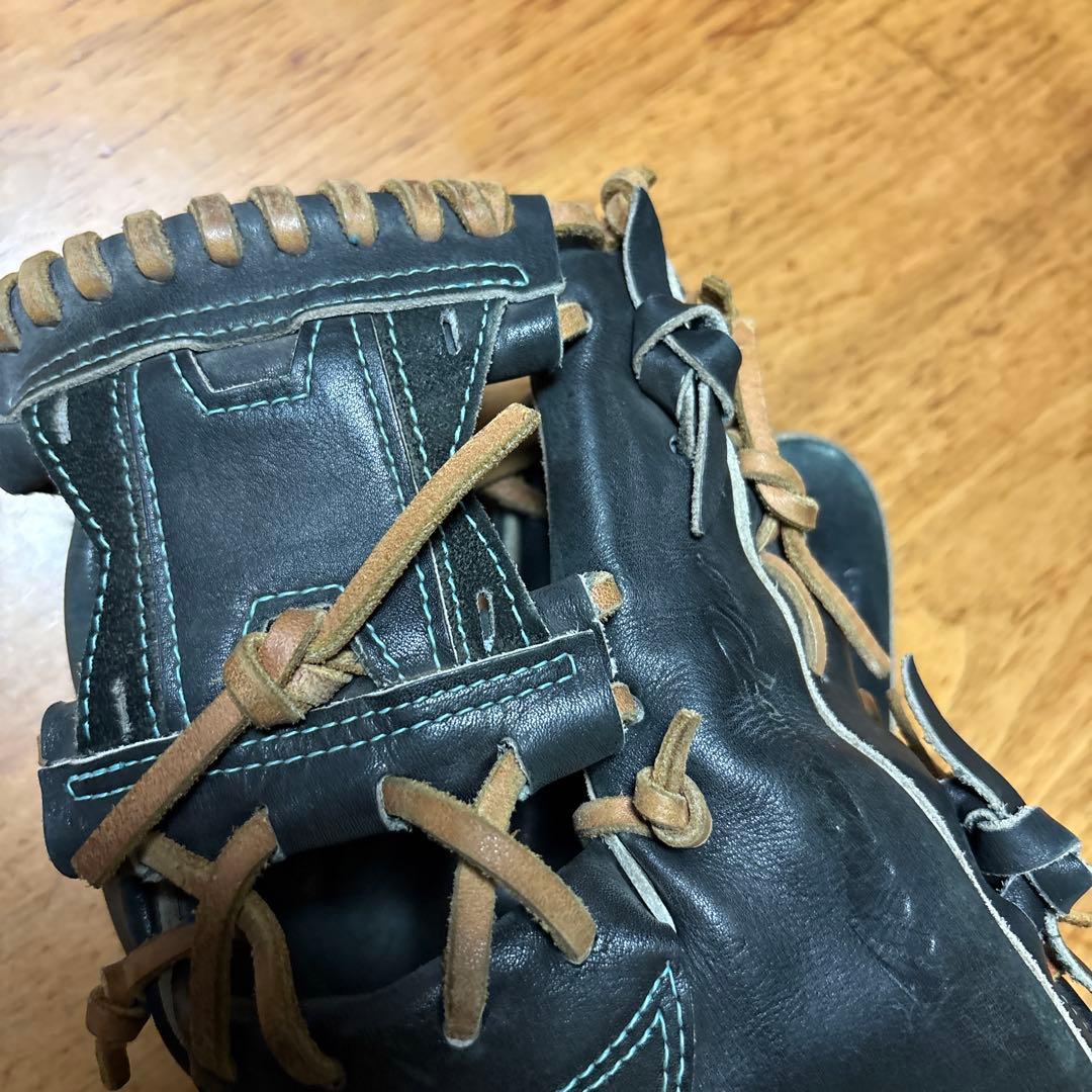 Mizuno 硬式グローブ 黒 レザー　限定モデル　内野手用