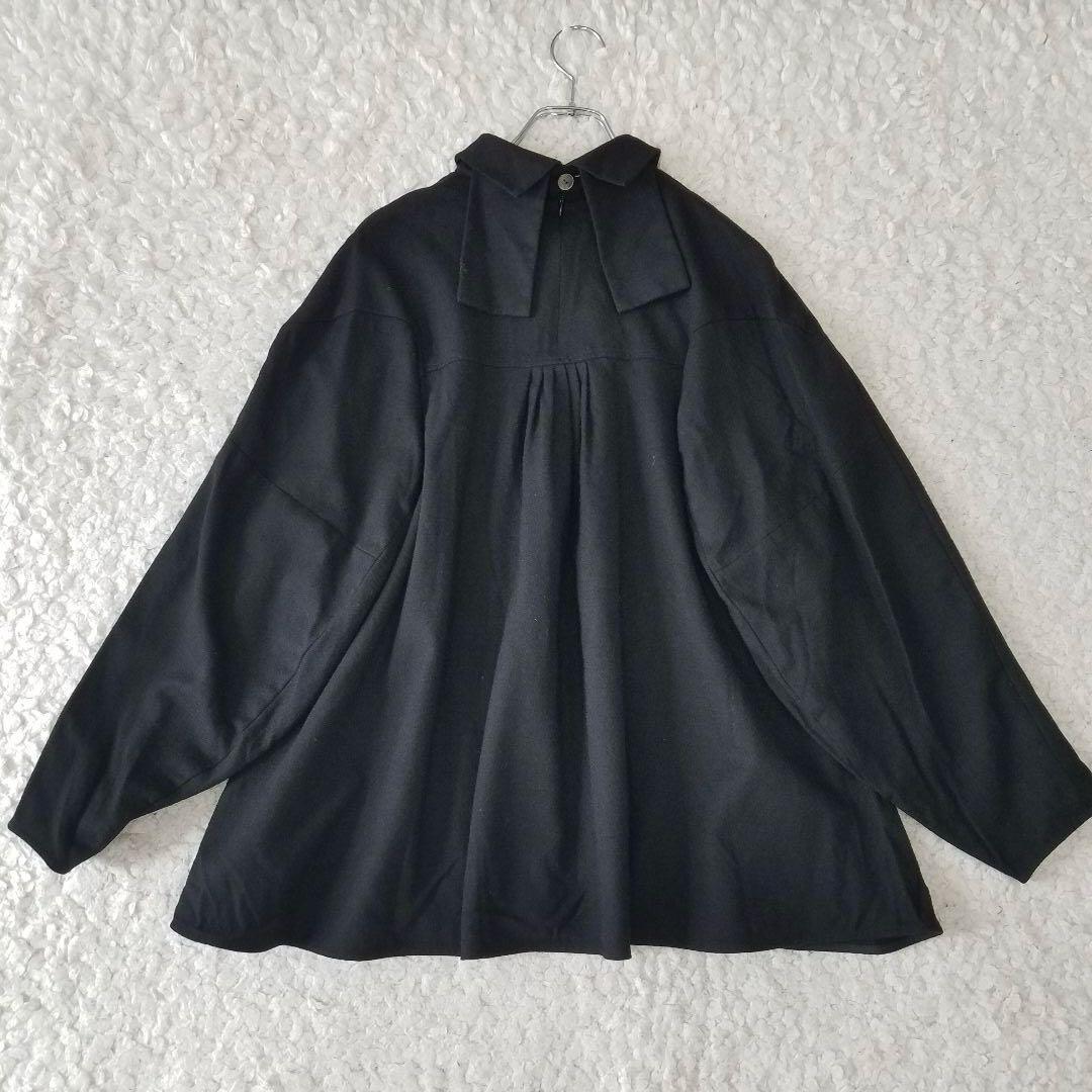 美品✨ENFOLD エンフォルド BACK-TIE PULLOVER ブラック