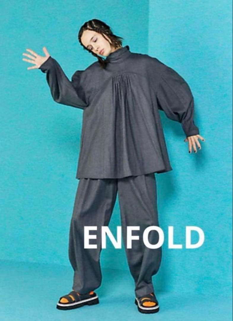 美品✨ENFOLD エンフォルド BACK-TIE PULLOVER ブラック