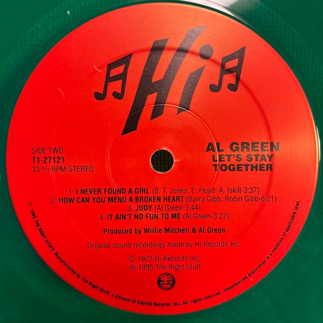 Let’s Stay Together / Al Green グリーンヴァイナル